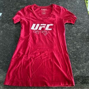 UFC Rowdy Ronda Rousey V-neck Tee Small